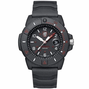 Luminox Men's Swiss Quartz Watch - Navy Seal Rotating Bezel Black Dial Strap | 3615