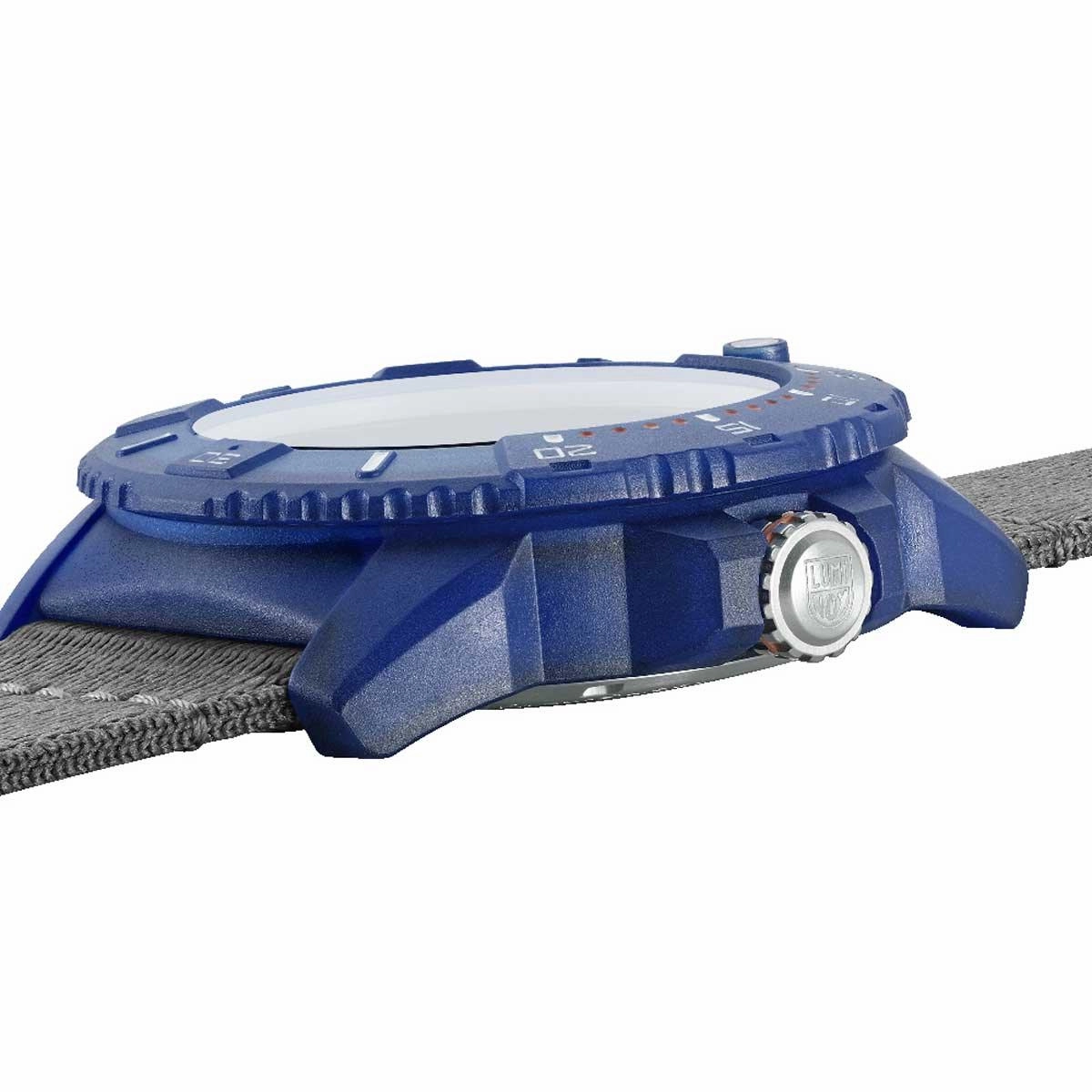 Luminox Men's Swiss Quartz Watch - Tide Eco Grey Dial Textile Strap Dive | 8902.ECO