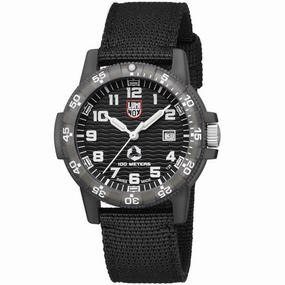 Luminox Men's Swiss Quartz Watch - Tide Eco Rotating Bezel Black Dial Strap | 0321.ECO