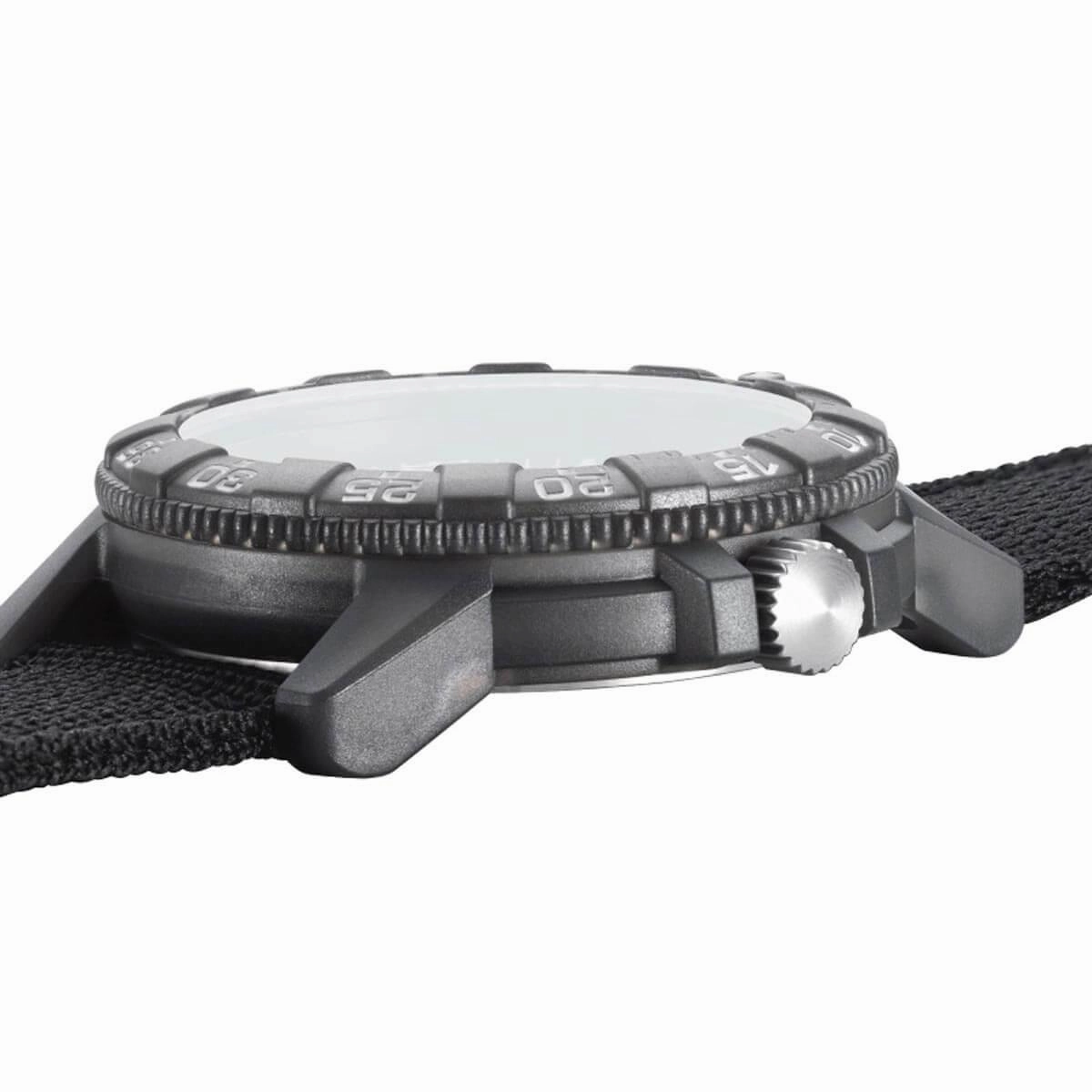 Luminox Men's Swiss Quartz Watch - Tide Eco Rotating Bezel Black Dial Strap | 0321.ECO