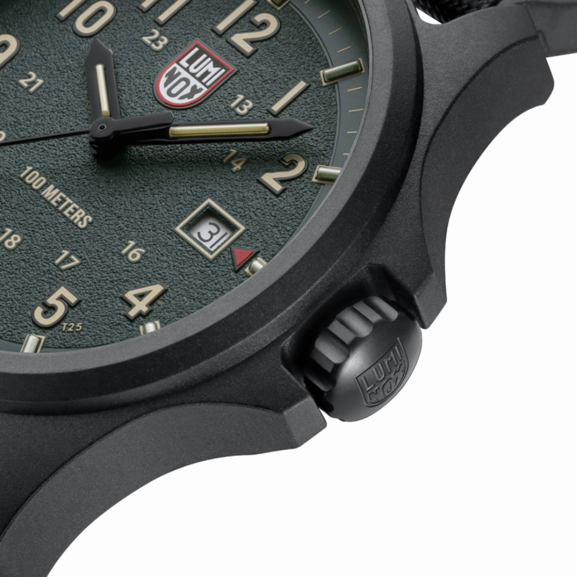 Luminox Men's Watch - Atacama Field Quartz Green Dial Black Rubber Strap | XL.1977