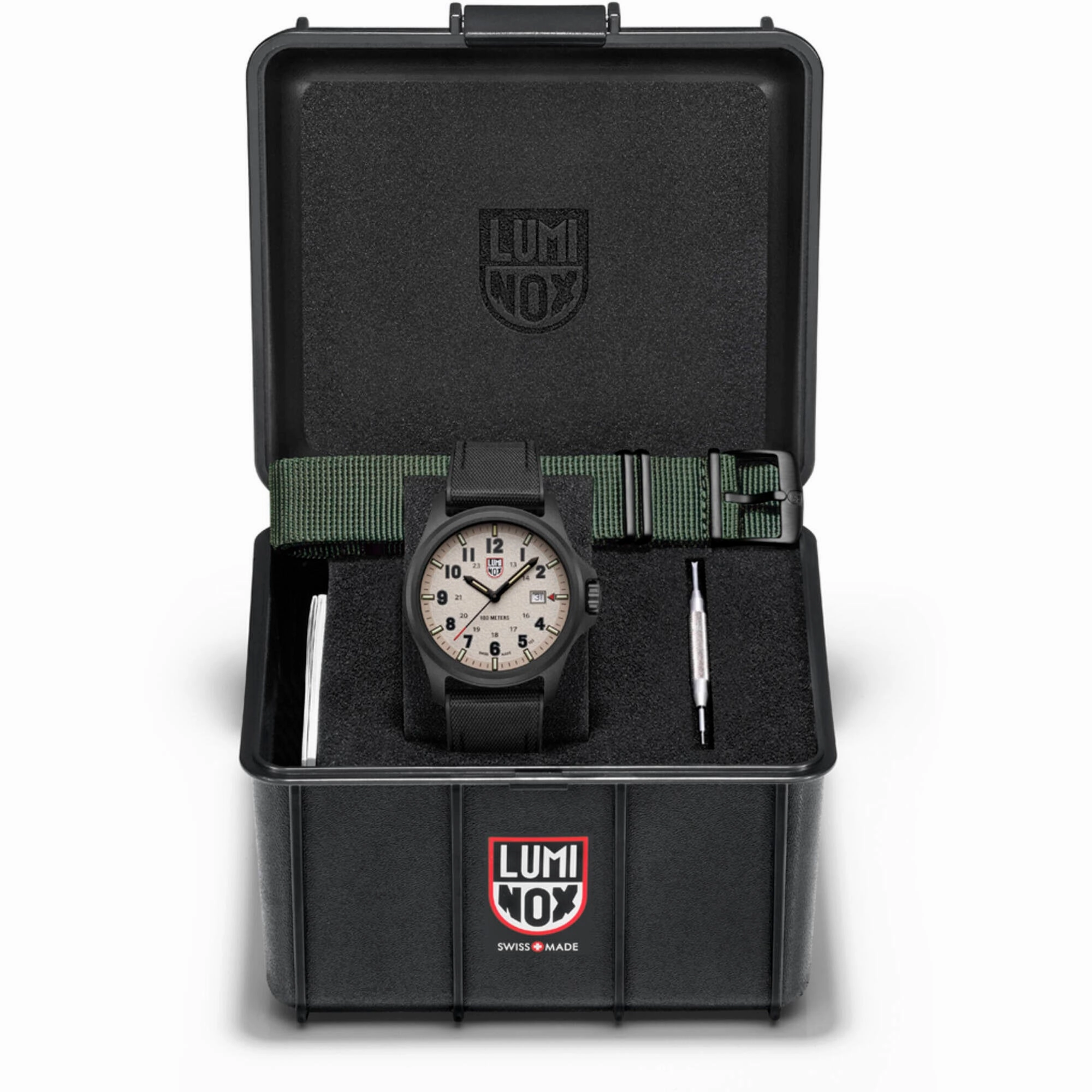Luminox Men's Watch - Atacama Field Warm Grey Dial Black Rubber Strap | XL.1971.SET