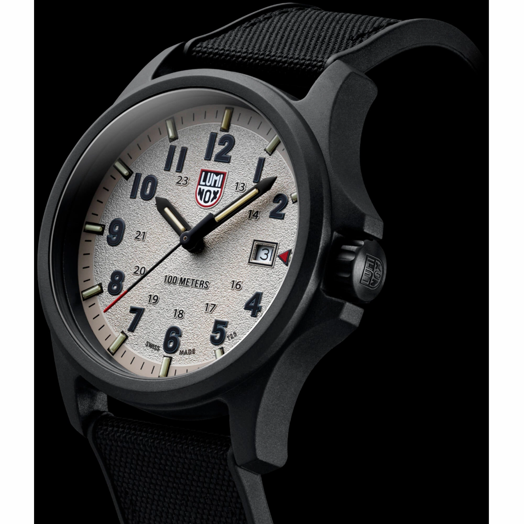 Luminox Men's Watch - Atacama Field Warm Grey Dial Black Rubber Strap | XL.1971.SET