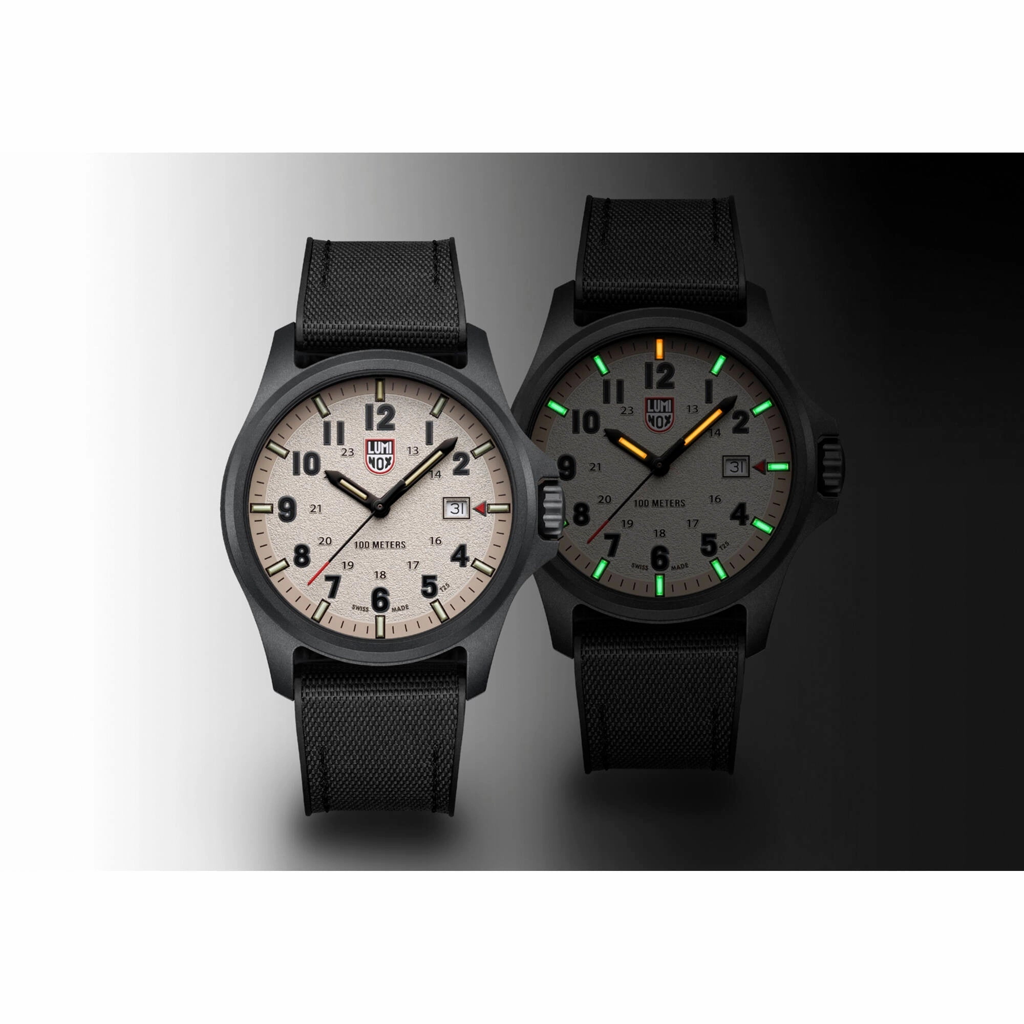 Luminox Men's Watch - Atacama Field Warm Grey Dial Black Rubber Strap | XL.1971.SET