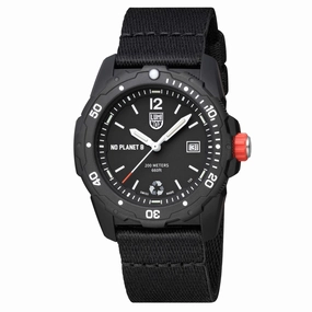 Luminox Men's Watch - Bear Grylls No Planet B Quartz Black Dial Strap | XB.3722.ECO