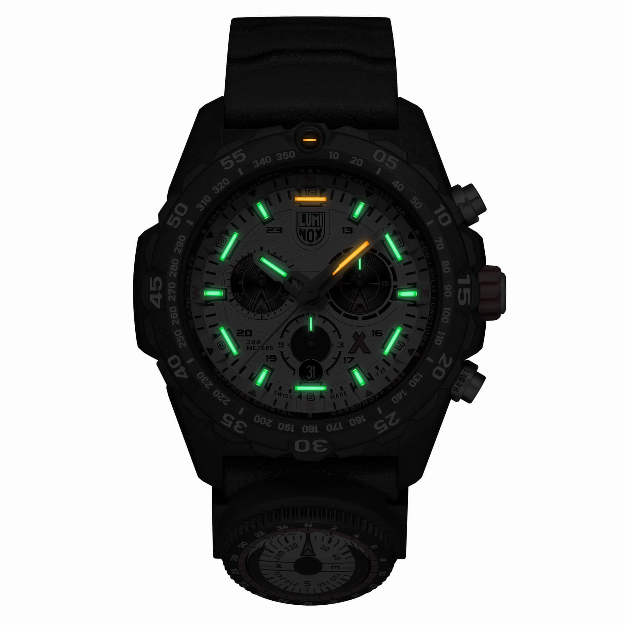 Luminox Men's Watch - Bear Grylls Survival Master Chronograph Black Strap | XB.3748