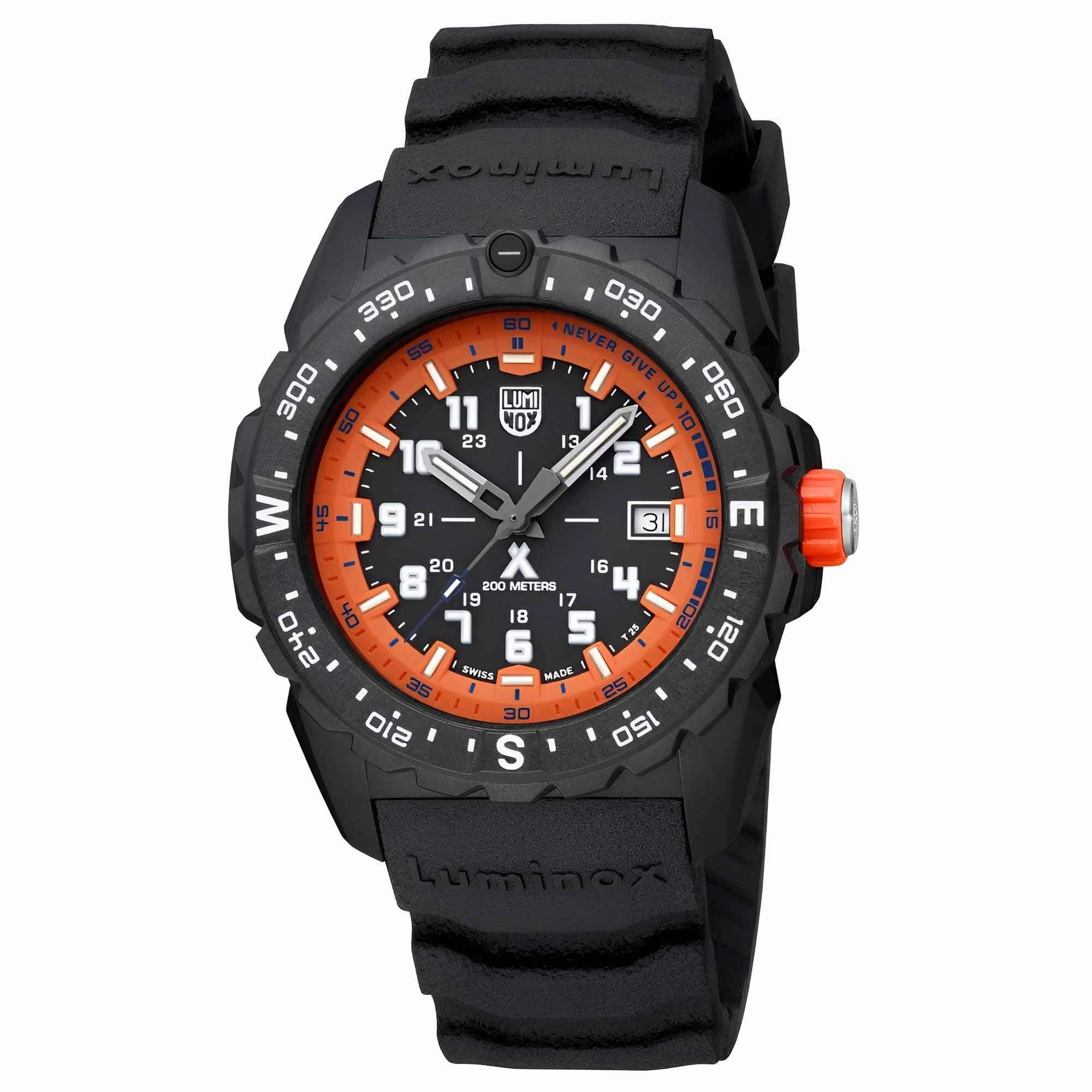 Luminox Men's Watch - Bear Grylls Survival Quartz Orange Dial Black Strap | XS.3739