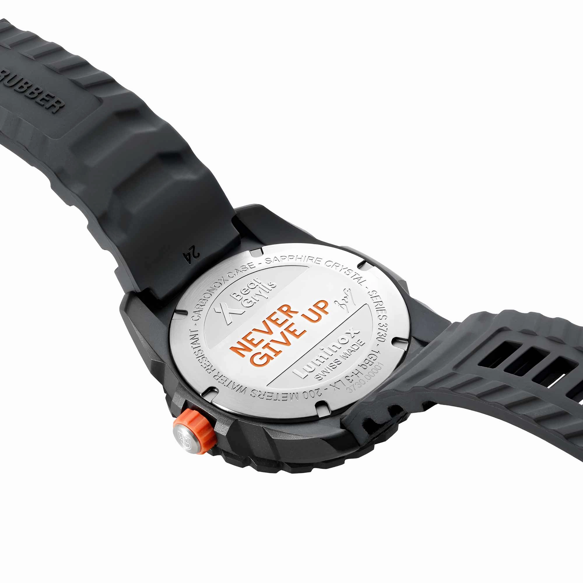 Luminox Men's Watch - Bear Grylls Survival Quartz Orange Dial Black Strap | XS.3739