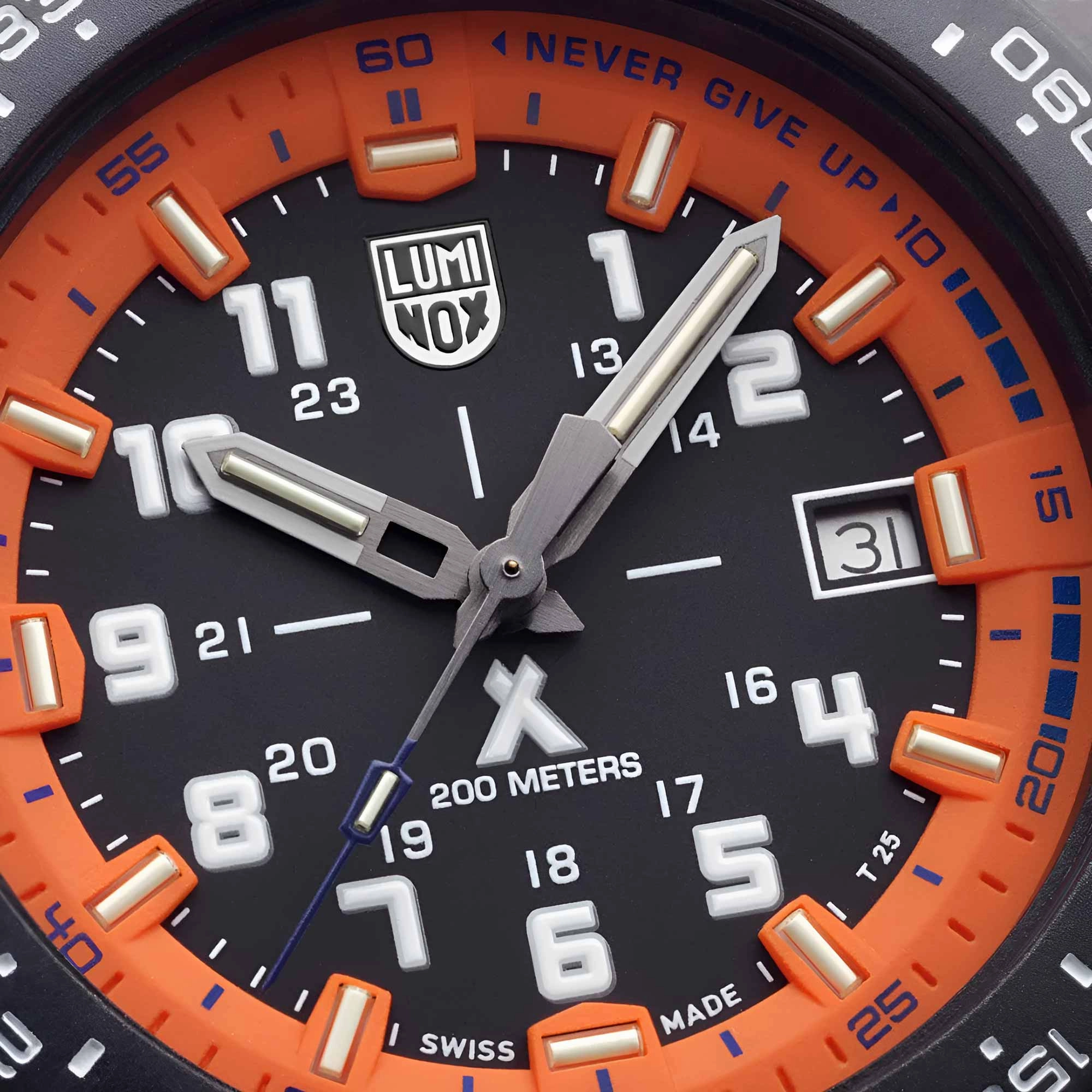 Luminox Men's Watch - Bear Grylls Survival Quartz Orange Dial Black Strap | XS.3739