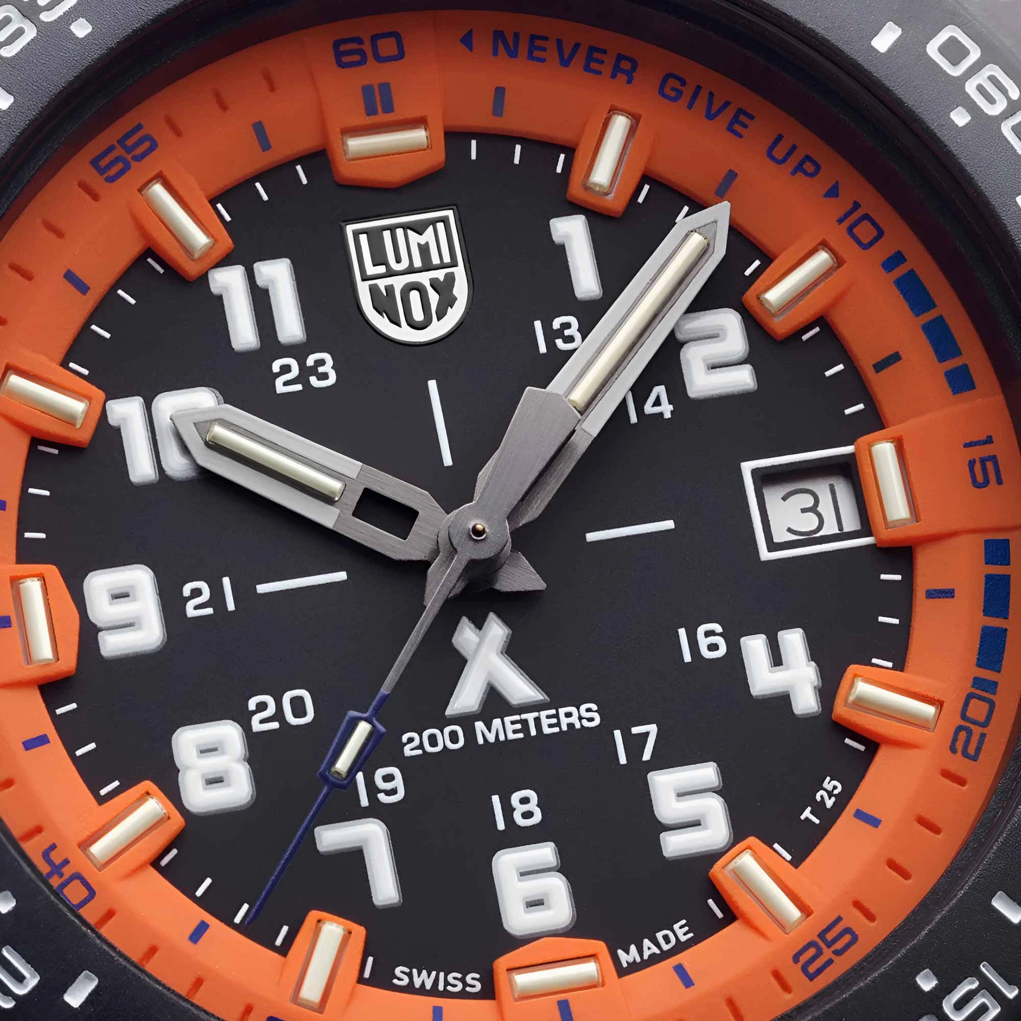 Luminox Men's Watch - Bear Grylls Survival Quartz Orange Dial Black Strap | XS.3739