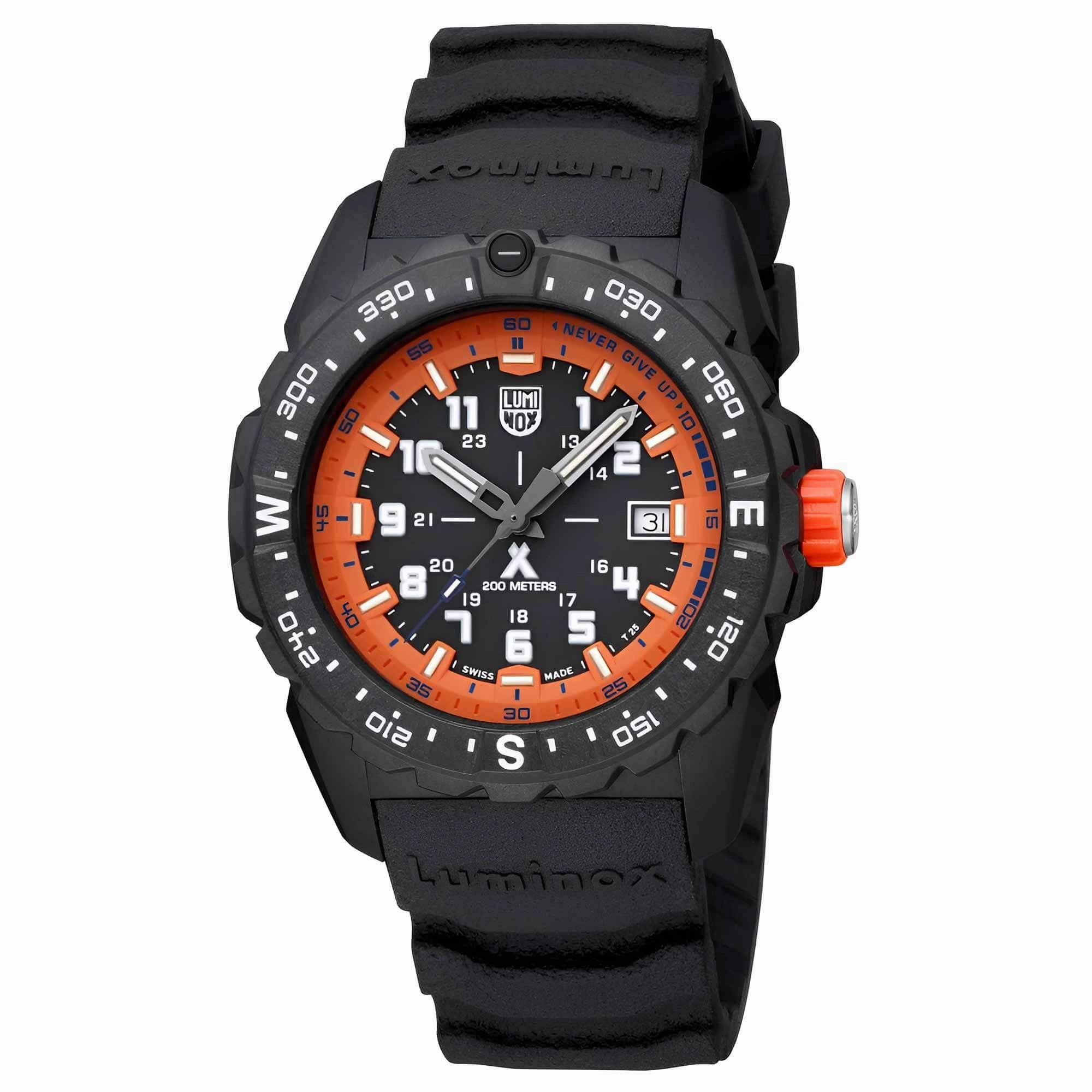 Luminox Men's Watch - Bear Grylls Survival Quartz Orange Dial Black Strap | XS.3739
