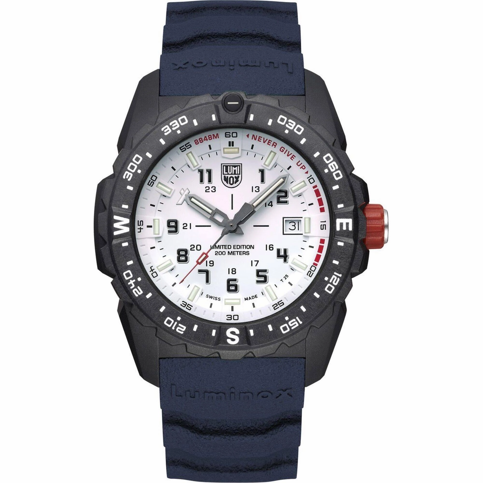Luminox Men's Watch - Bear Grylls Survival Quartz White Dial Blue Strap | XB.3737