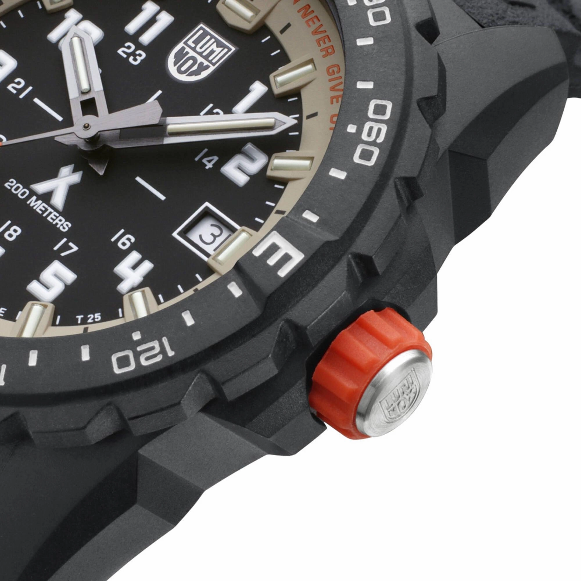 Luminox Men's Watch - Bear Grylls Survival Rotating Bezel Black Strap | XB.3731