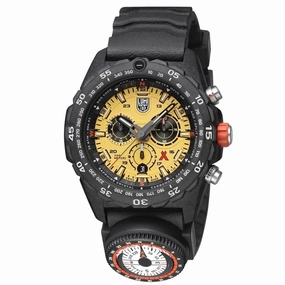 Luminox Men's Watch - Bear Grylls Survival Yellow Dial Dark Grey Rubber Strap | 3745