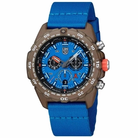 Luminox Men's Watch - Bear Grylls Swiss Quartz Chrono Ocean Blue Strap | XB.3743.ECO
