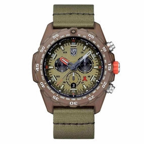 Luminox Men's Watch - Bear Grylls Swiss Quartz Chronograph Green Strap | XB.3757.ECO