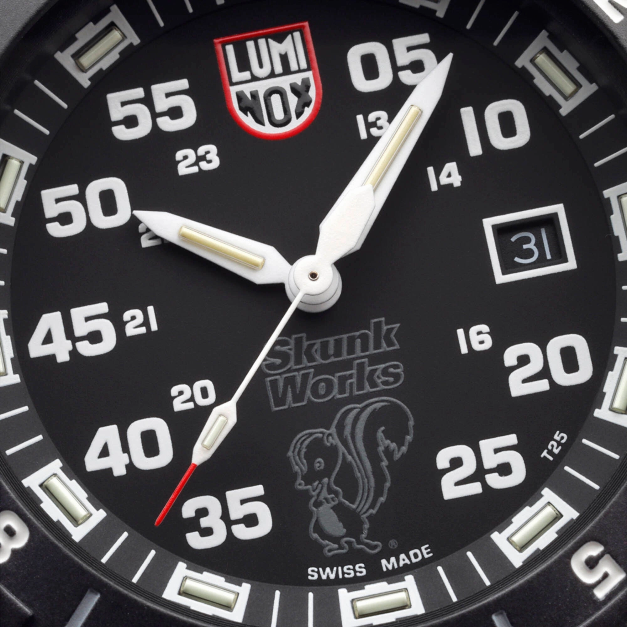 Luminox Men's Watch - F-117 Nighthawk Rotating Bezel Black Kevlar Strap | XA.6442.H