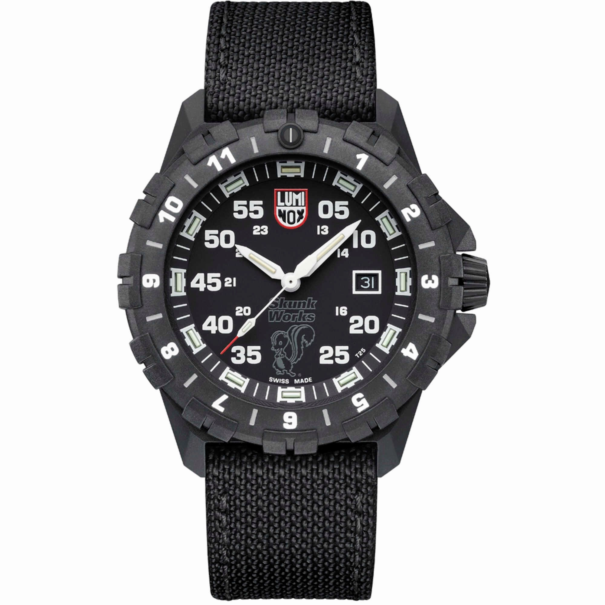 Luminox Men's Watch - F-117 Nighthawk Rotating Bezel Black Kevlar Strap | XA.6442.H