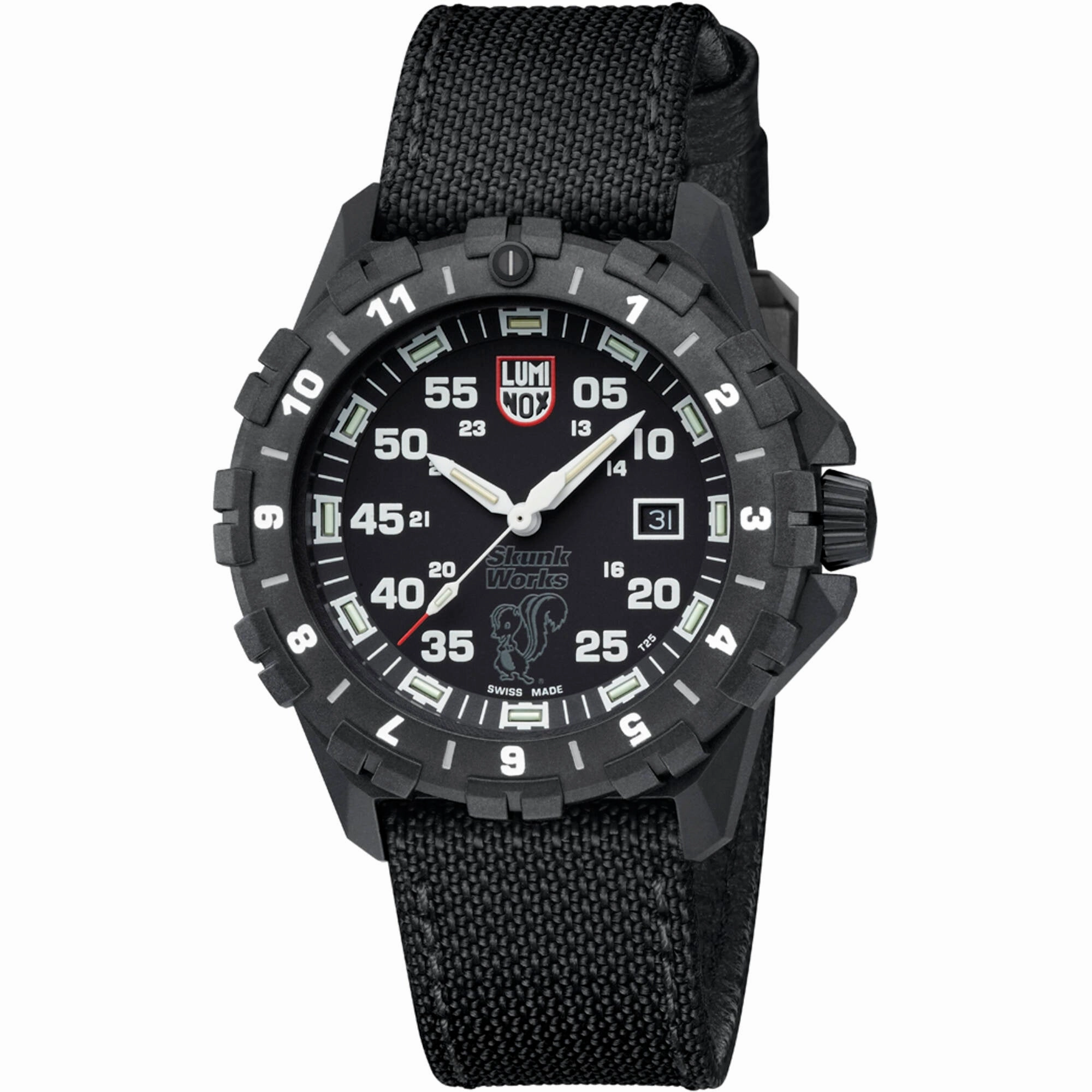 Luminox Men's Watch - F-117 Nighthawk Rotating Bezel Black Kevlar Strap | XA.6442.H
