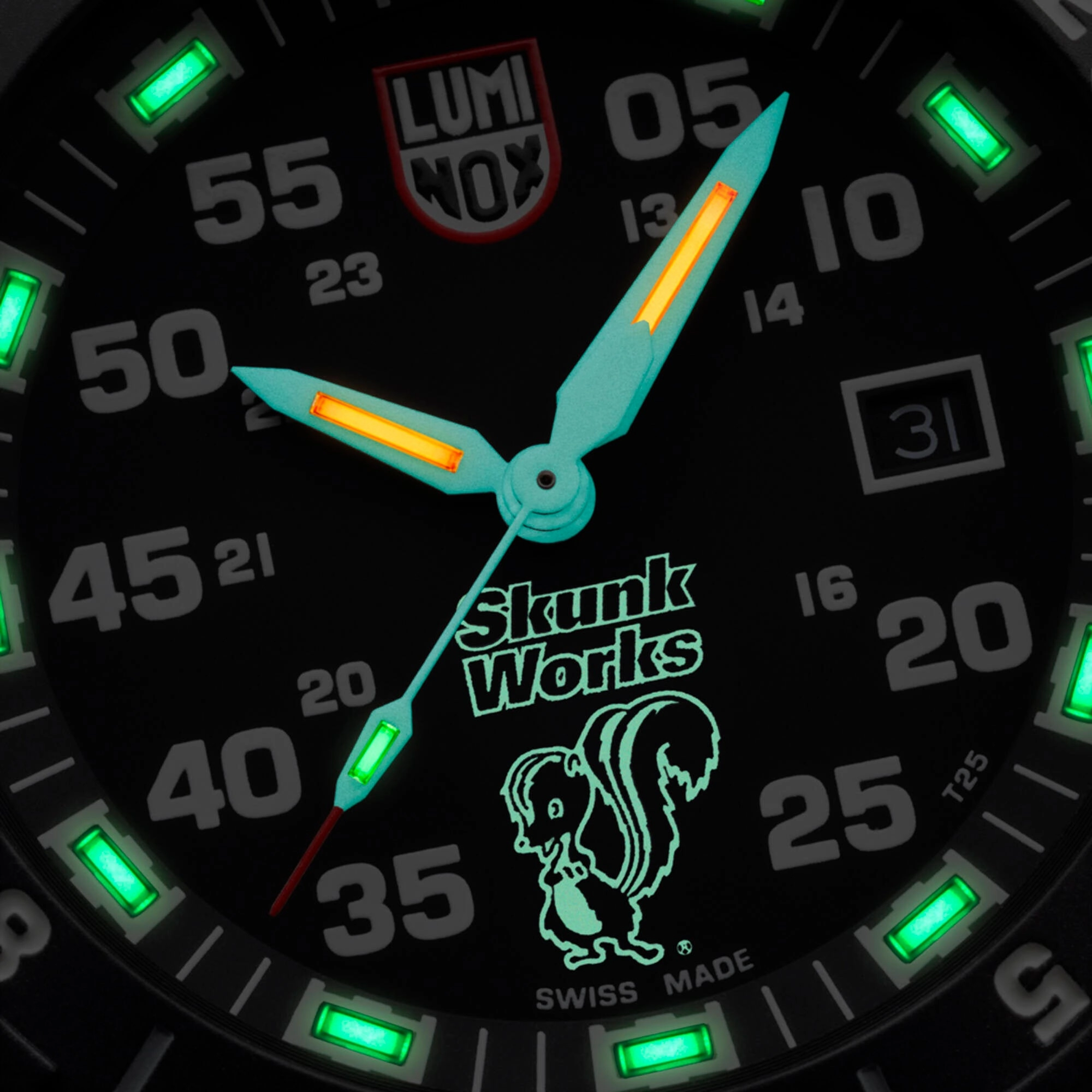 Luminox Men's Watch - F-117 Nighthawk Rotating Bezel Black Kevlar Strap | XA.6442.H