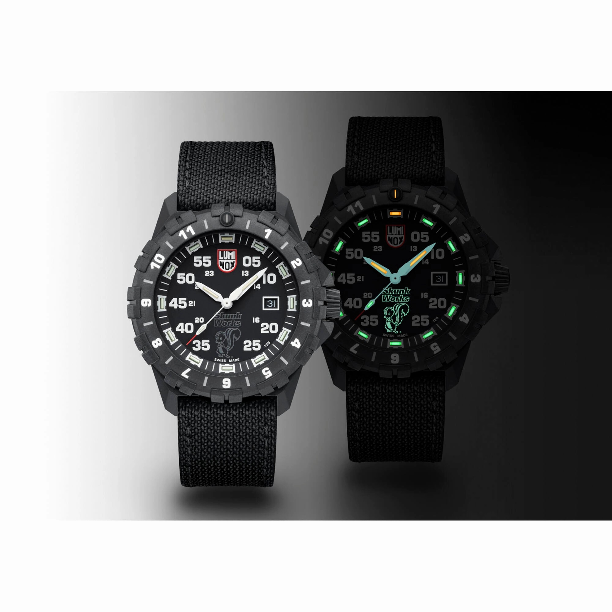 Luminox Men's Watch - F-117 Nighthawk Rotating Bezel Black Kevlar Strap | XA.6442.H