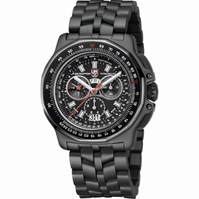 Luminox Men's Watch - F-22 Raptor Black Dial Titanium Bracelet Day-Date | XA.9272