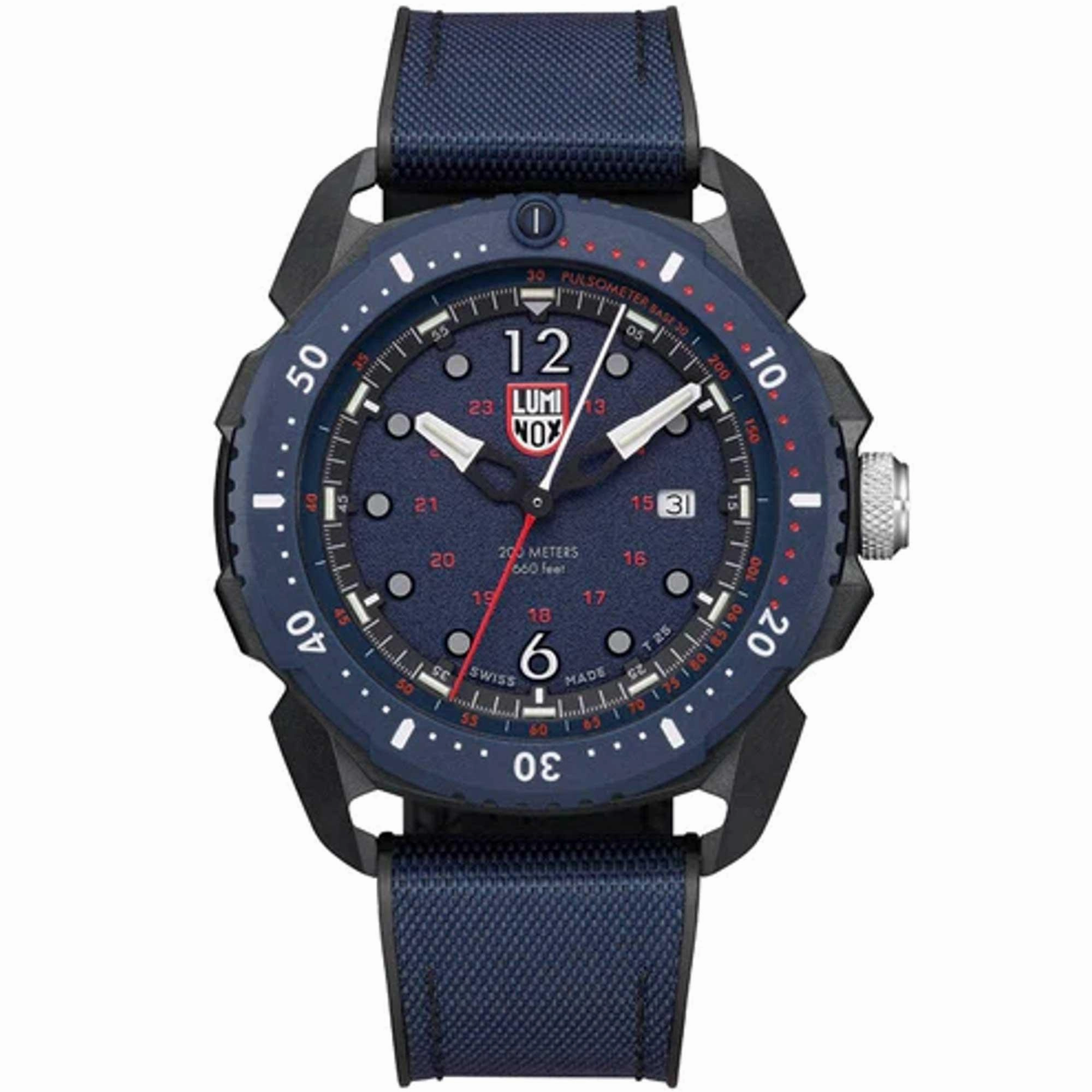 Luminox Men's Watch - Ice-Sar Arctic Date Display Blue Dial Rubber Strap | XL.1053
