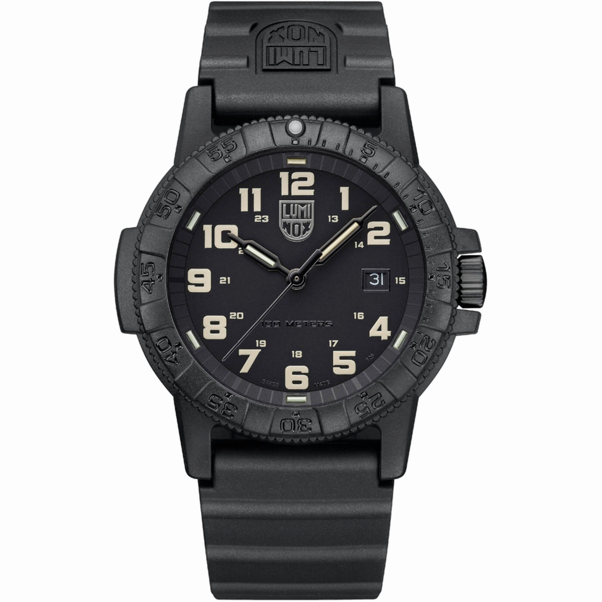 Luminox Men's Watch - Leatherback Sea Turtle Giant Black Dial Rubber Strap | XS.0330
