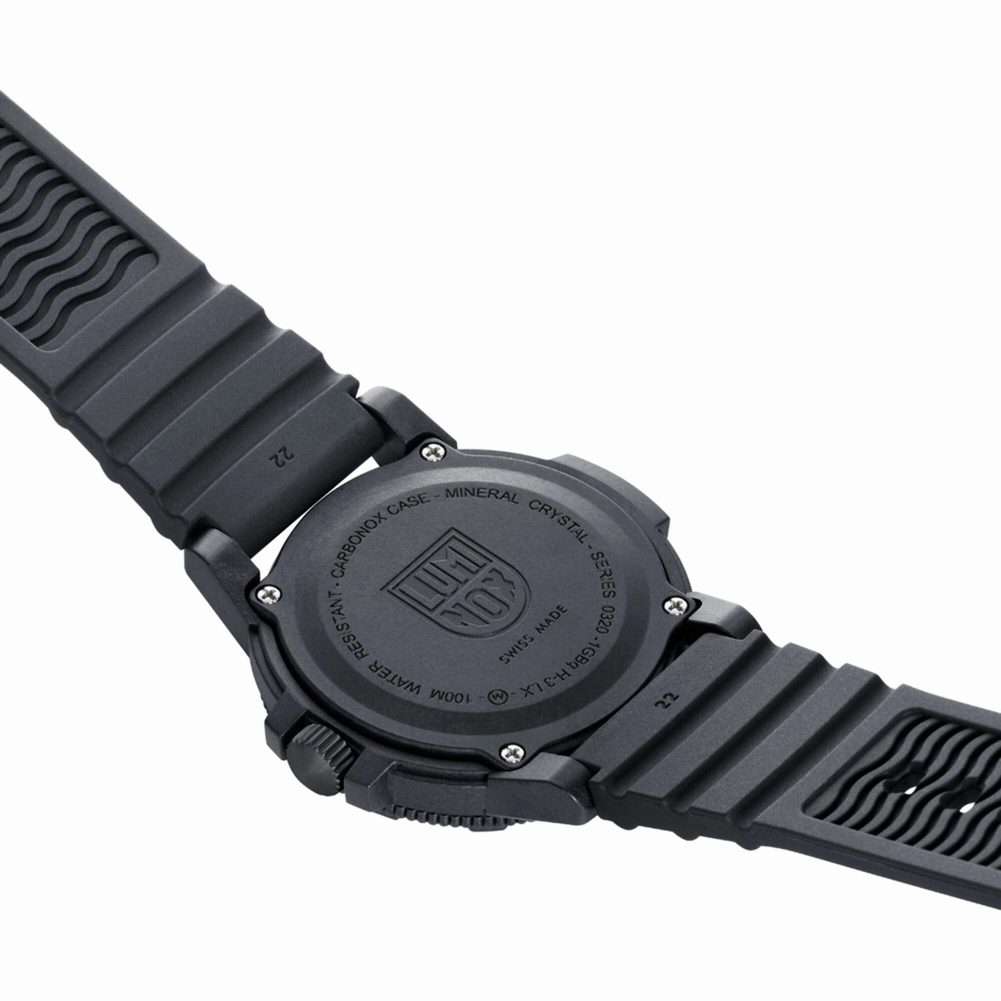 Luminox Men's Watch - Leatherback Sea Turtle Giant Black Dial Rubber Strap | XS.0330