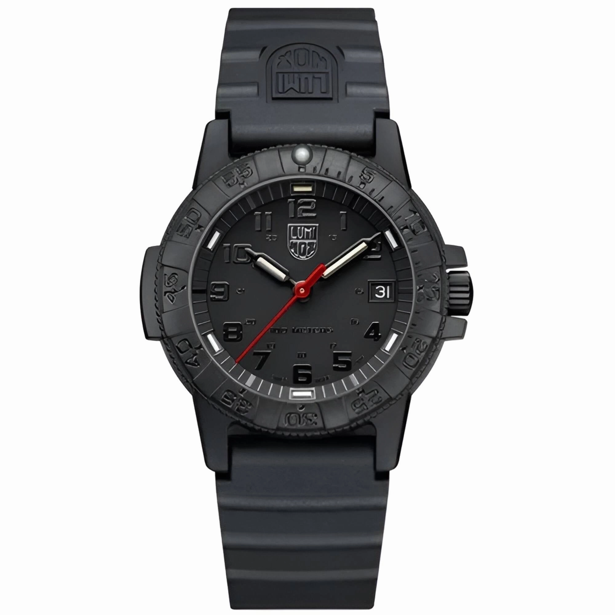 Luminox Men's Watch - Leatherback Sea Turtle Giant Black Dial Strap Dive | XS.ZC01.BO