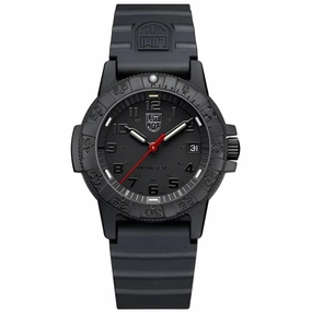 Luminox Men's Watch - Leatherback Sea Turtle Giant Black Dial Strap Dive | XS.ZC01.BO