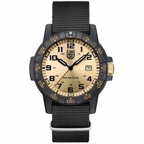 Luminox Men's Watch - Leatherback Sea Turtle Giant Gold Tone Dial Strap | XS.ZC25.GP
