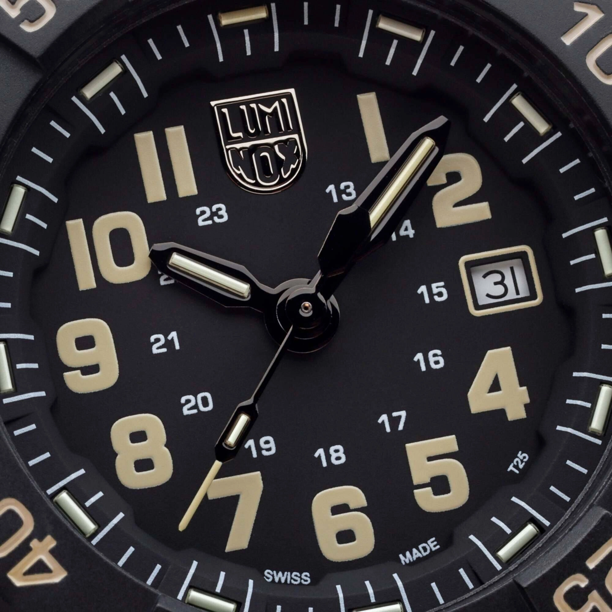 Luminox Men's Watch - Navy Seal 3500 Series Black Dial CARBONOX Strap | XS.3510