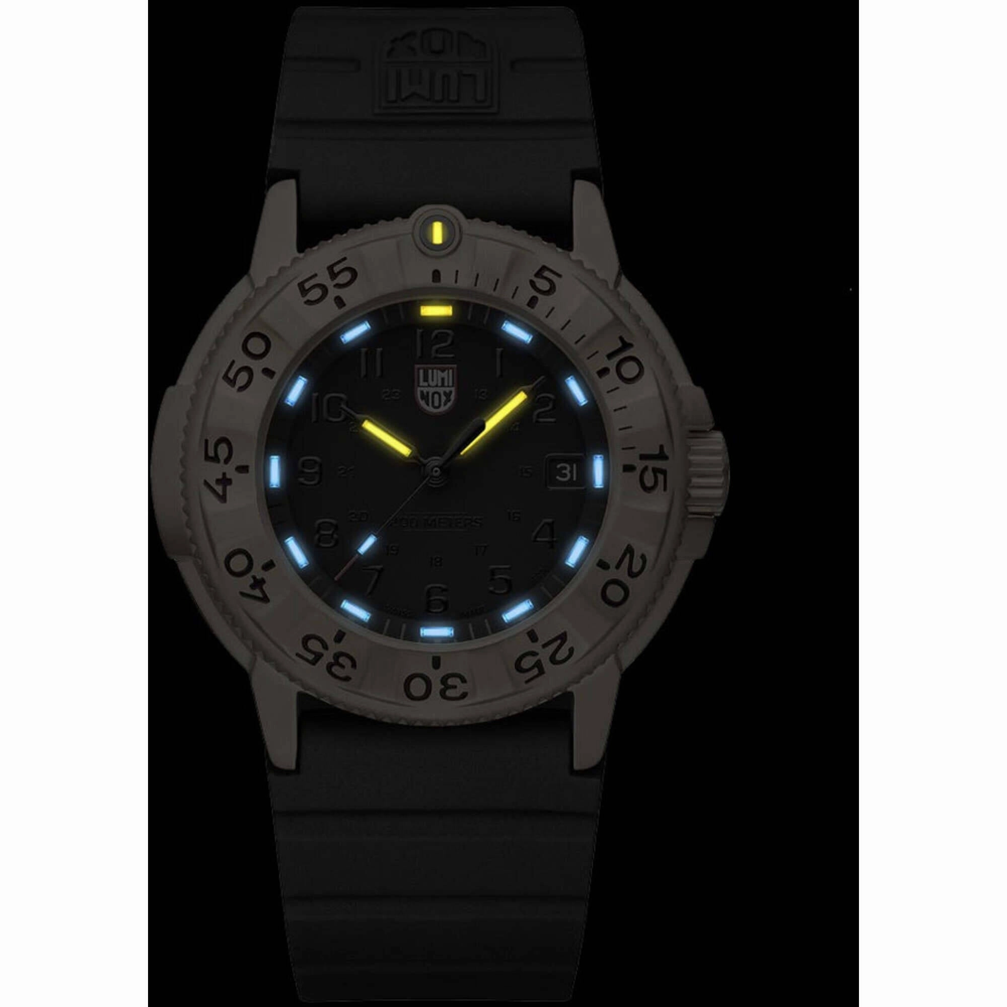 Luminox Men's Watch - Navy Seal Foundation Black Dial Rubber Strap Dive | XS.3221.NSF