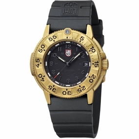 Luminox Men's Watch - Navy Seal Foundation Black Dial Rubber Strap Dive | XS.3221.NSF