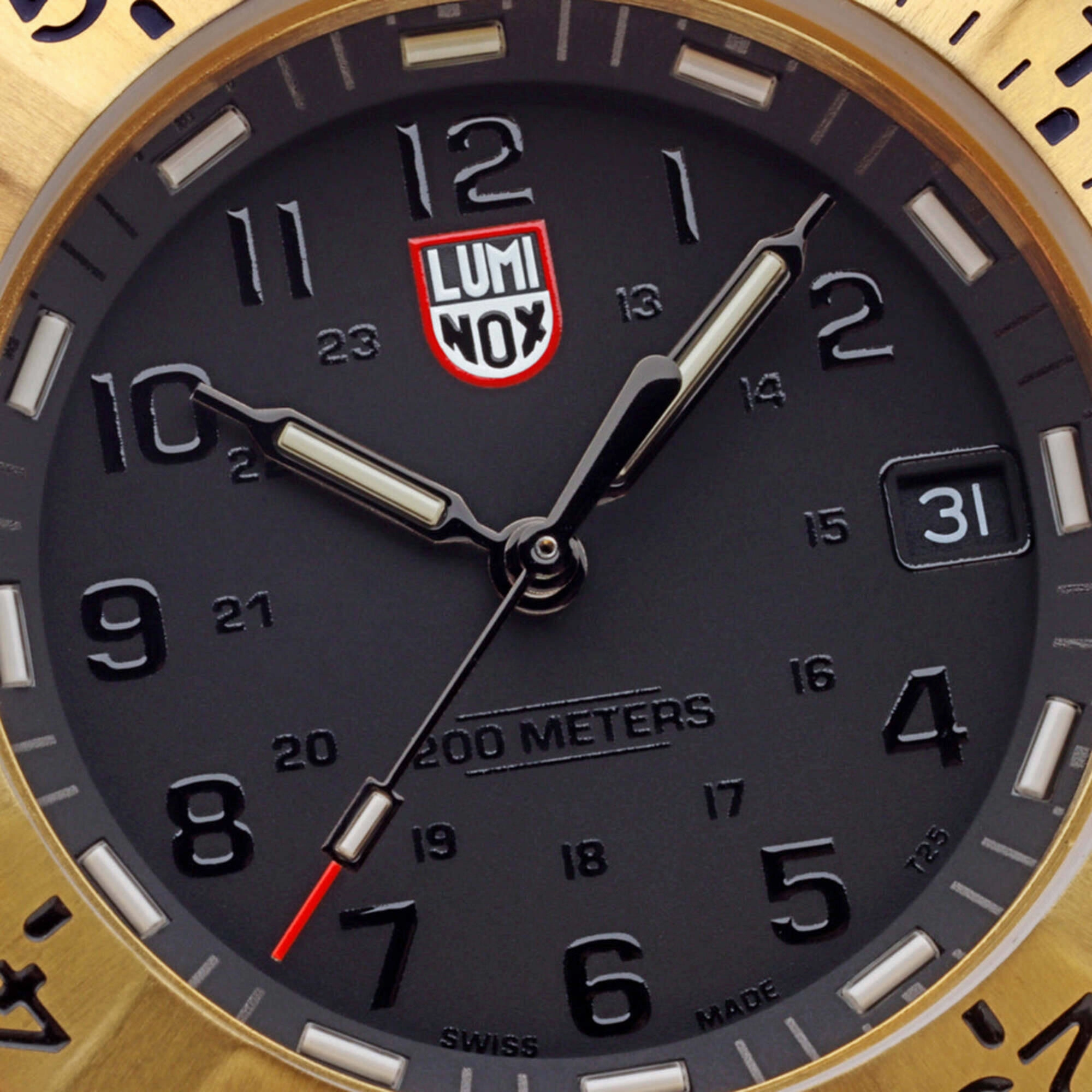 Luminox Men's Watch - Navy Seal Foundation Black Dial Rubber Strap Dive | XS.3221.NSF