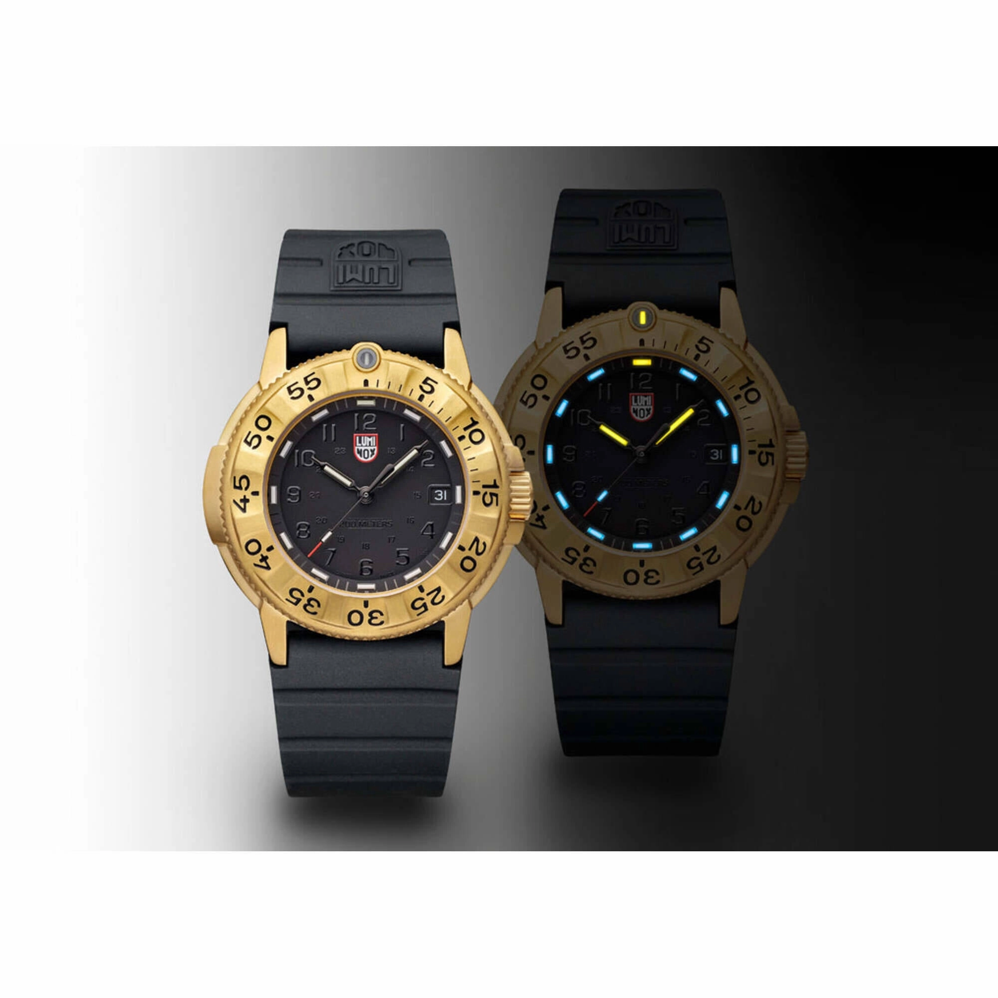 Luminox Men's Watch - Navy Seal Foundation Black Dial Rubber Strap Dive | XS.3221.NSF