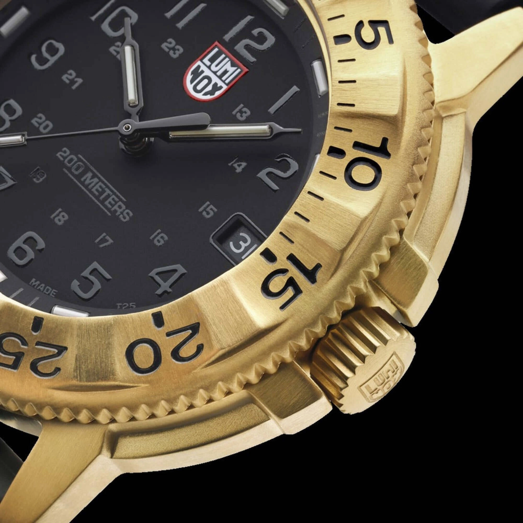 Luminox Men's Watch - Navy Seal Foundation Black Dial Rubber Strap Dive | XS.3221.NSF