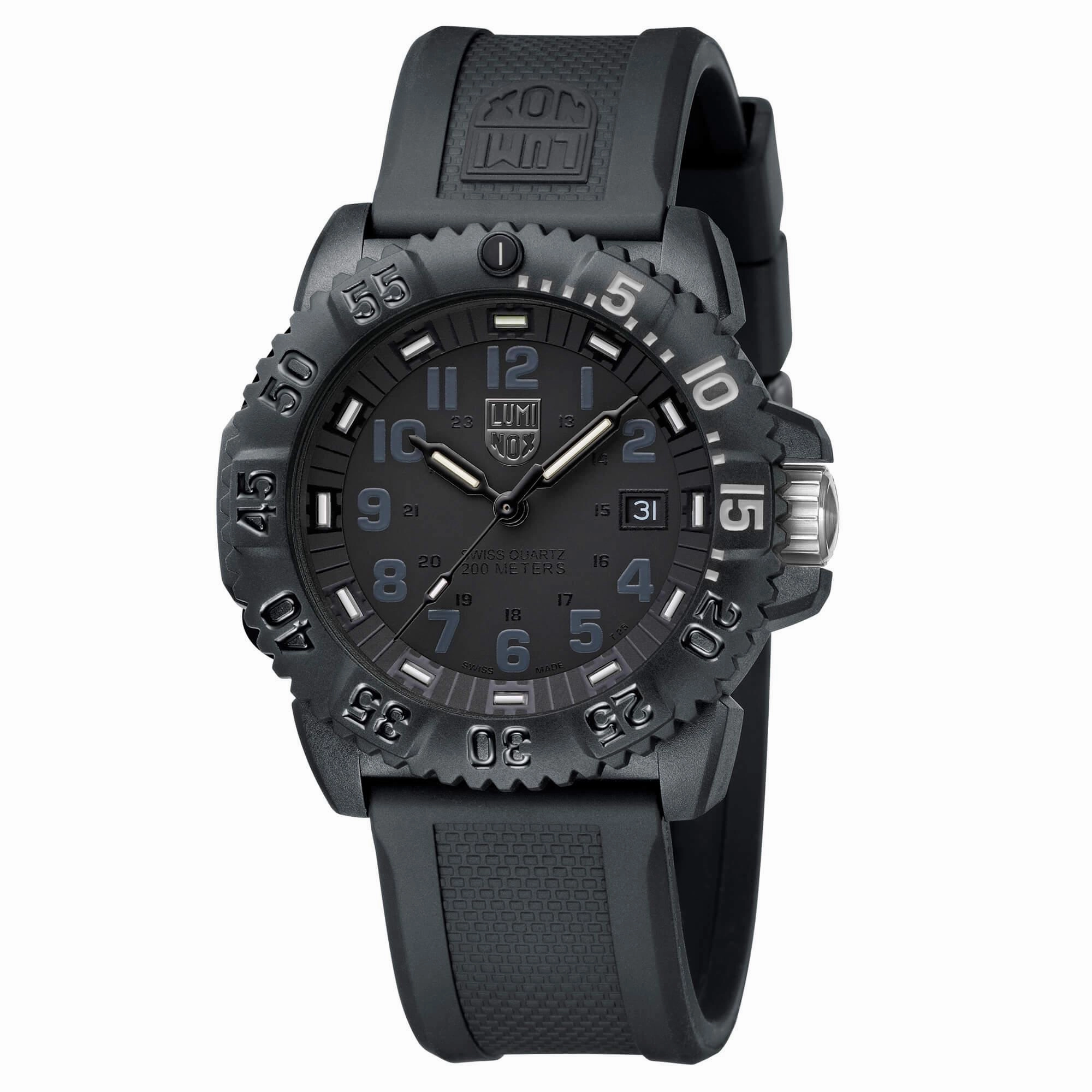 Luminox Men's Watch - Navy Seal Foundation Colormark Black Dial Rubber Strap | 3051.GO.NSF
