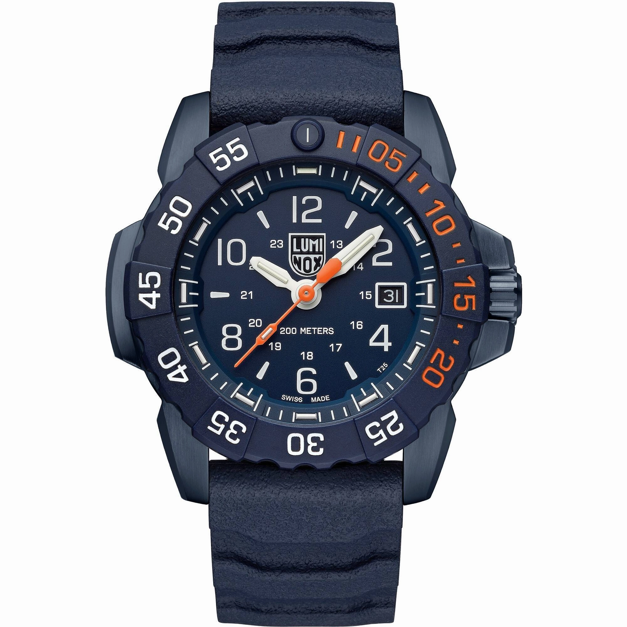 Luminox Men's Watch - Navy Seal Foundation Orange Rubber Strap | XS.3253.CBNSF.SET