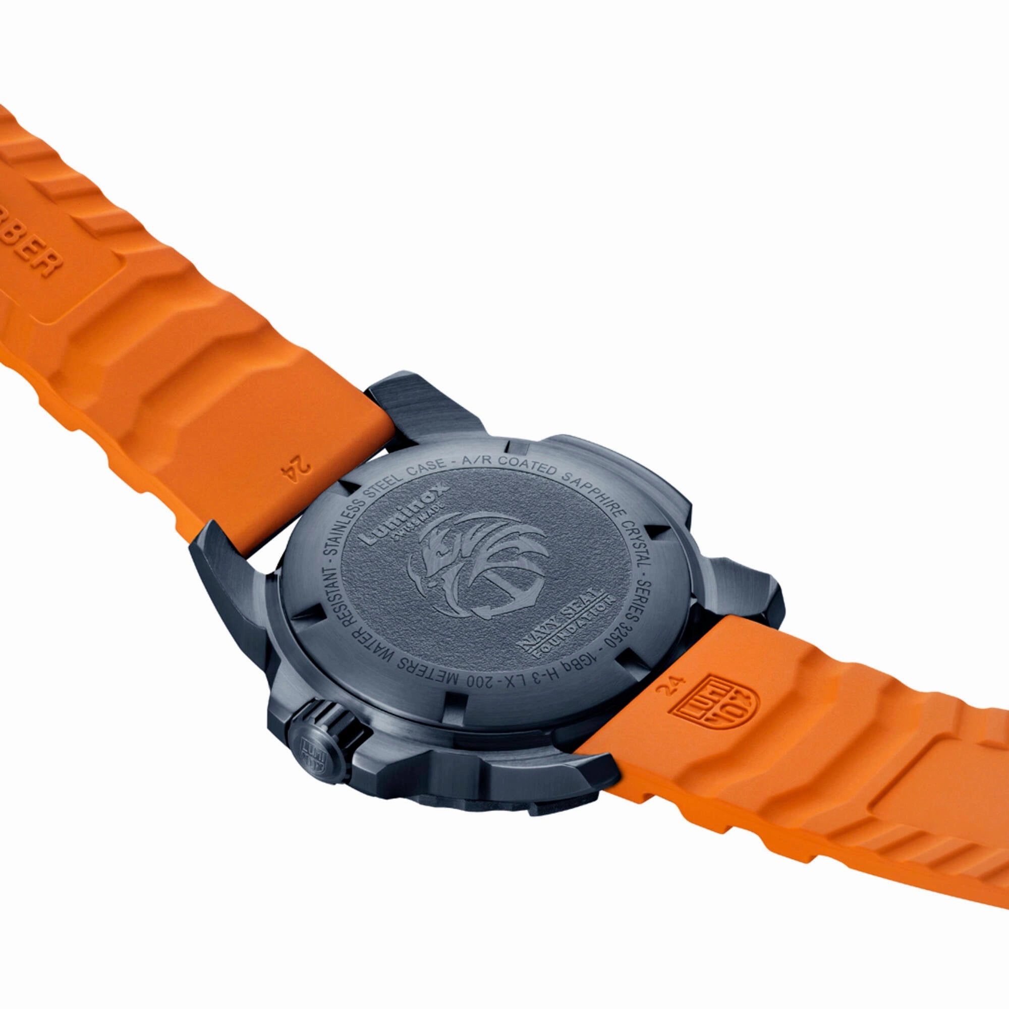 Luminox Men's Watch - Navy Seal Foundation Orange Rubber Strap | XS.3253.CBNSF.SET