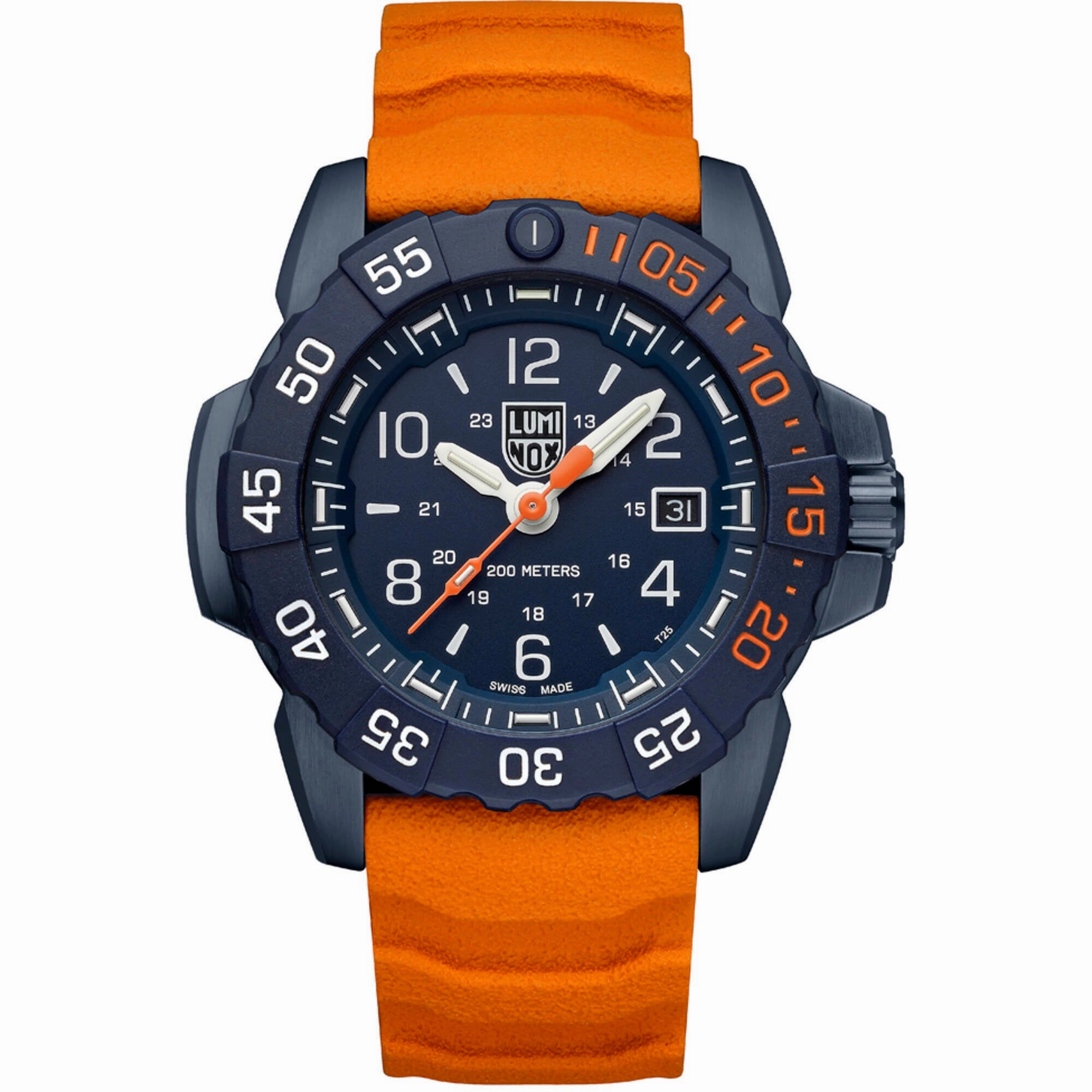 Luminox Men's Watch - Navy Seal Foundation Orange Rubber Strap | XS.3253.CBNSF.SET