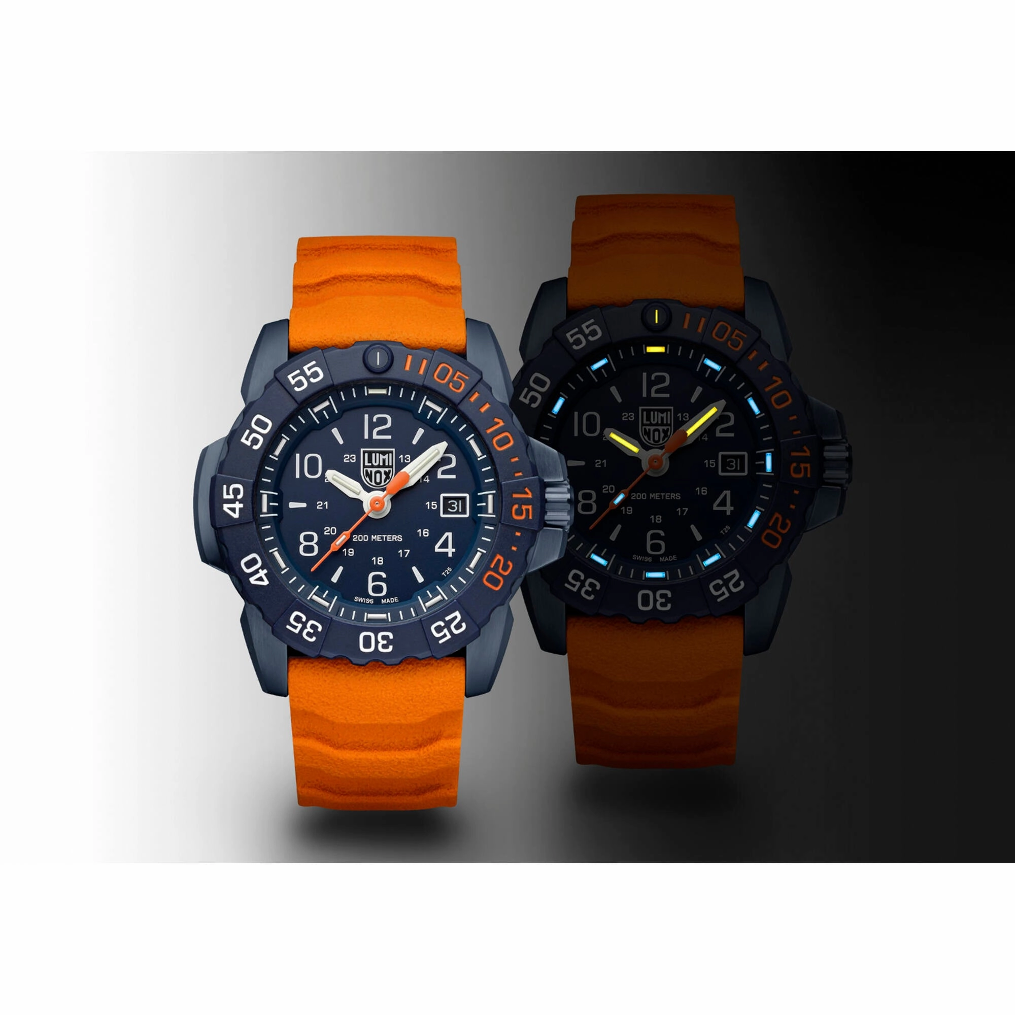 Luminox Men's Watch - Navy Seal Foundation Orange Rubber Strap | XS.3253.CBNSF.SET
