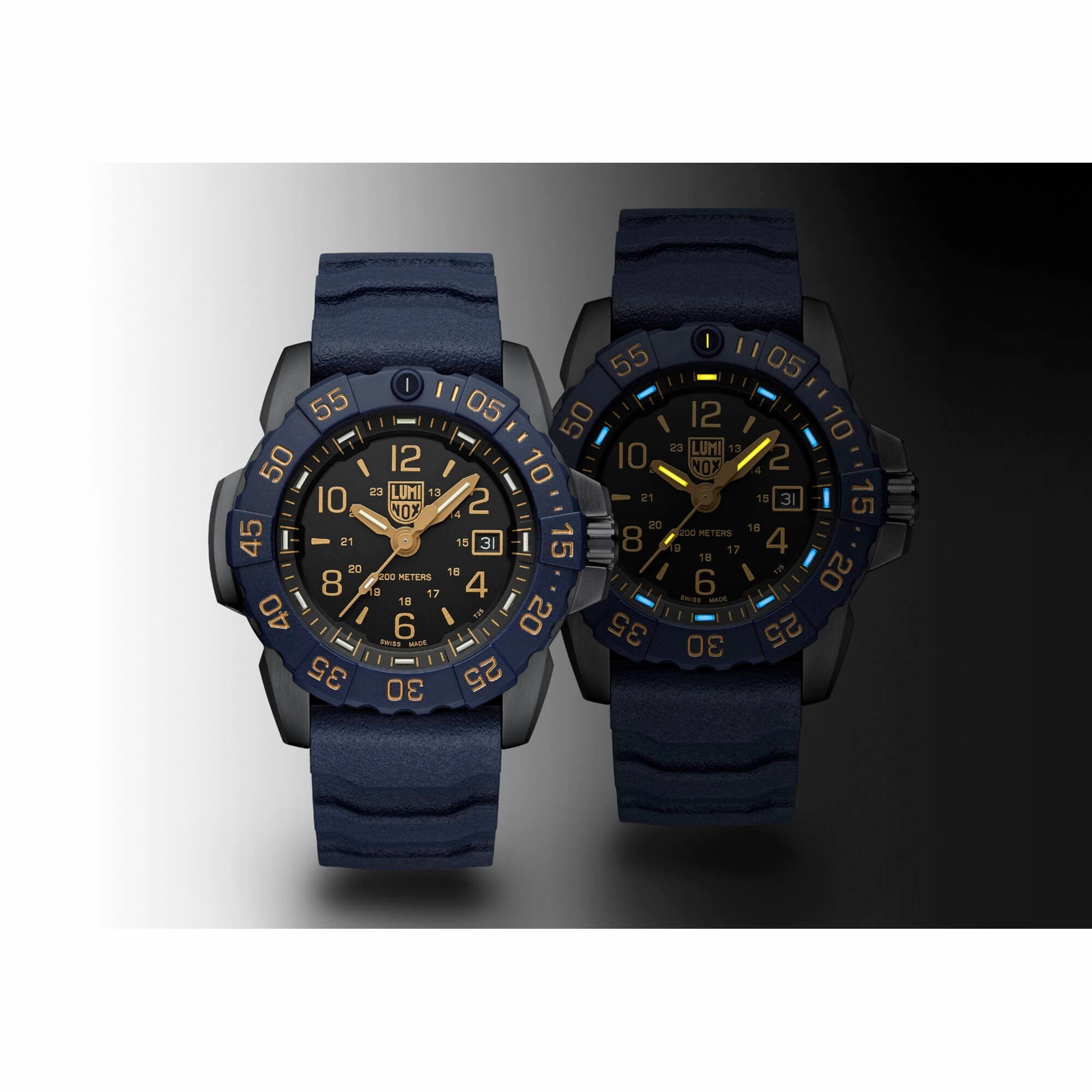 Luminox Men's Watch - Navy Seal Foundation Quartz Blue Rubber Strap | XS.3255.CB.NSF