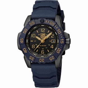 Luminox Men's Watch - Navy Seal Foundation Quartz Blue Rubber Strap | XS.3255.CB.NSF