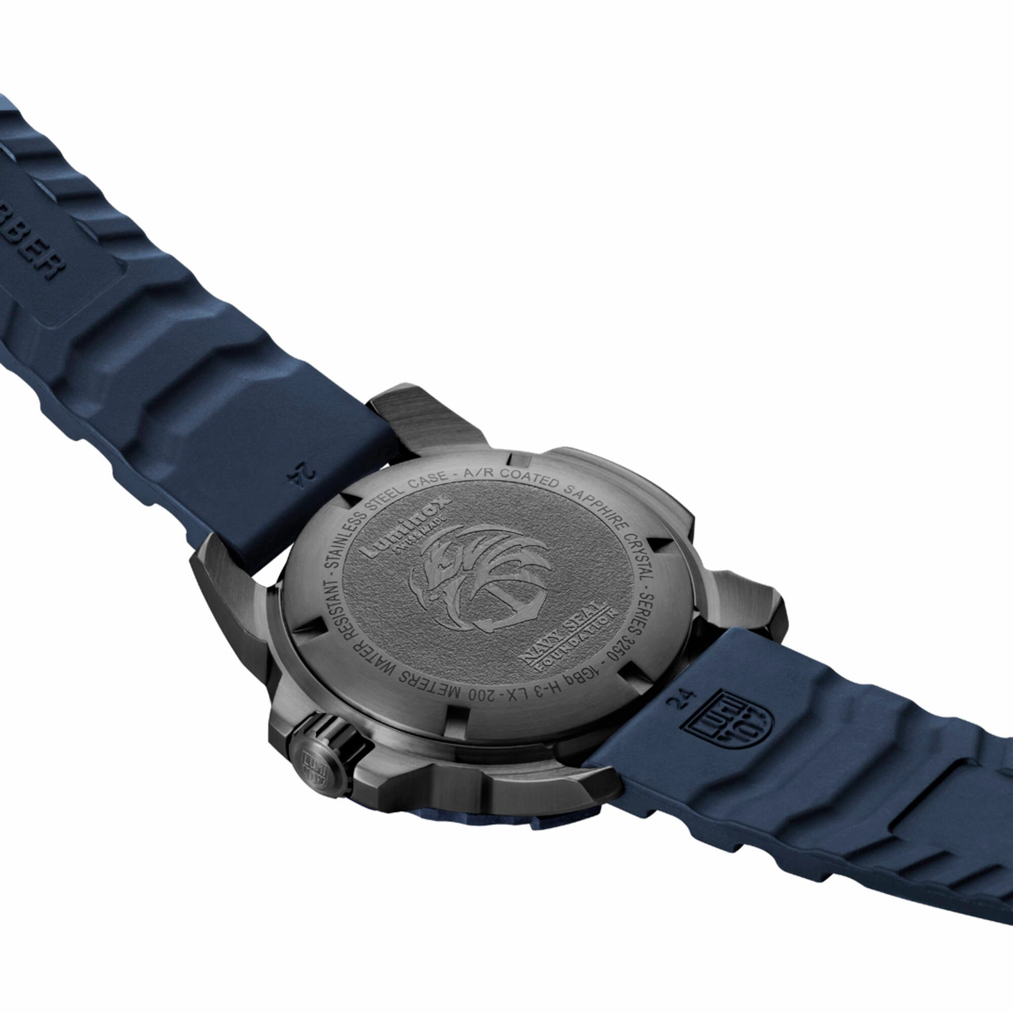 Luminox Men's Watch - Navy Seal Foundation Quartz Blue Rubber Strap | XS.3255.CB.NSF