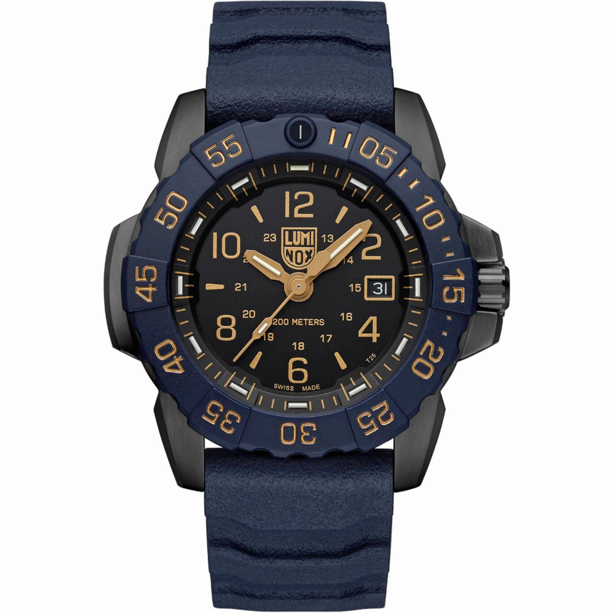 Luminox Men's Watch - Navy Seal Foundation Quartz Blue Rubber Strap | XS.3255.CB.NSF