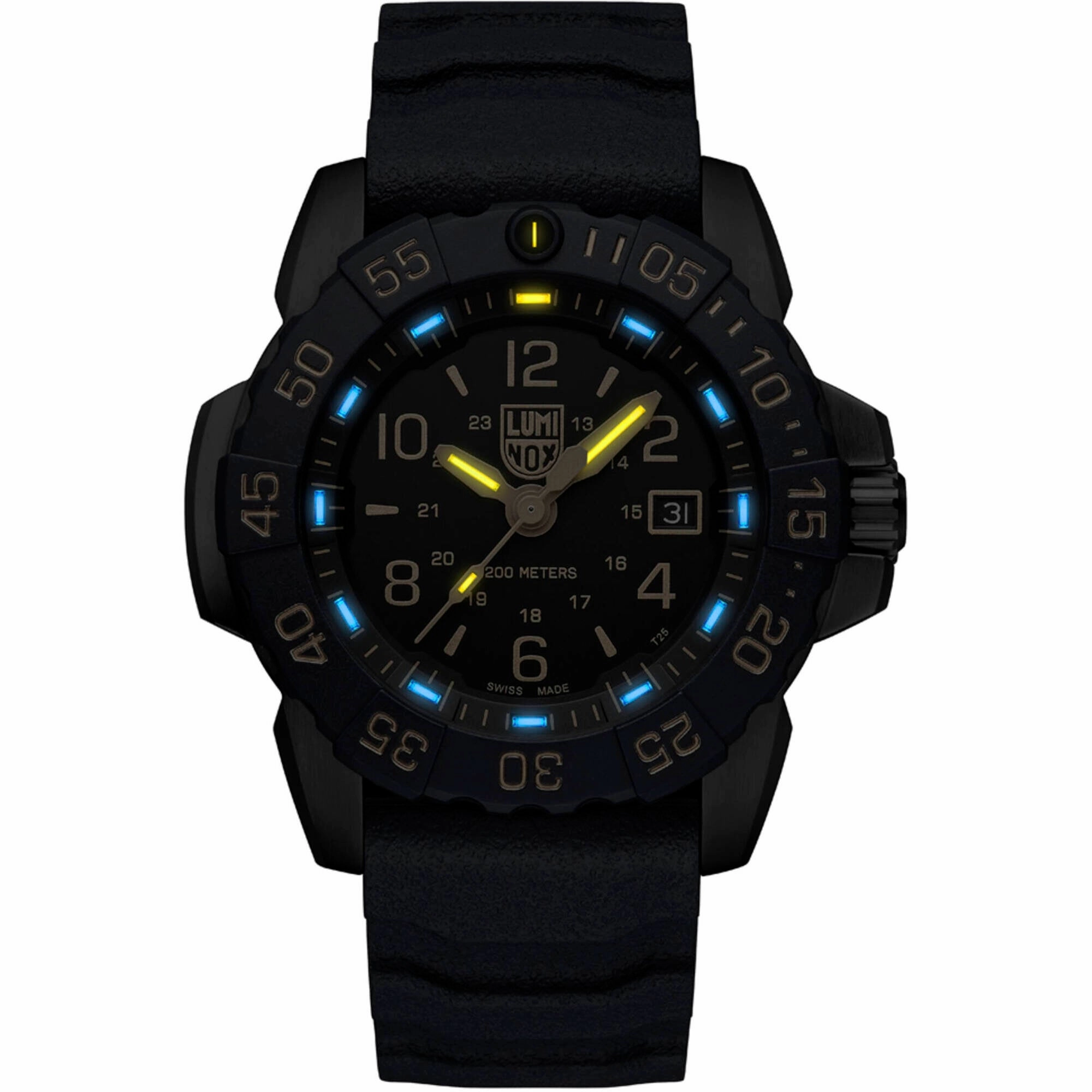 Luminox Men's Watch - Navy Seal Foundation Quartz Blue Rubber Strap | XS.3255.CB.NSF