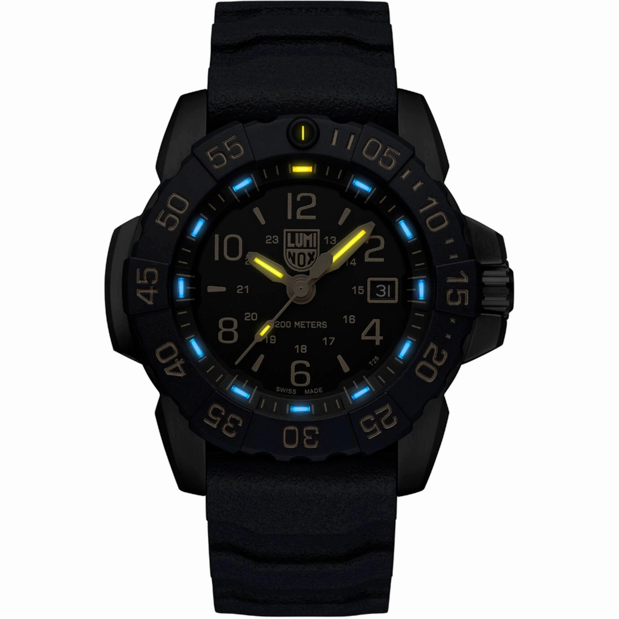 Luminox Men's Watch - Navy Seal Foundation Quartz Blue Rubber Strap | XS.3255.CB.NSF