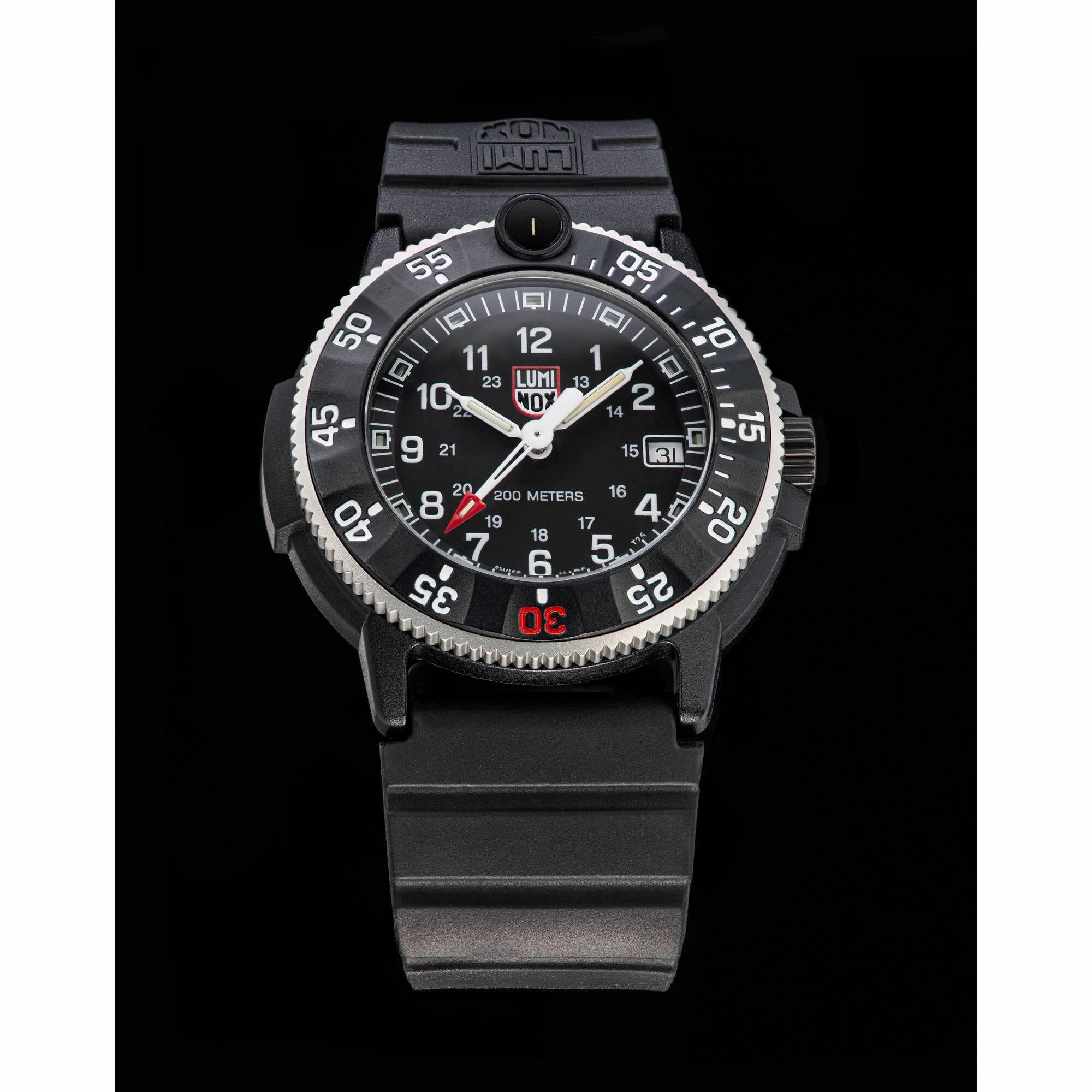 Luminox Men's Watch - Navy Seal Original Black Dial Quartz Rubber Strap | XS.3001.H